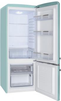 Amica KGCR 384150 T türkis Kühlkombi 