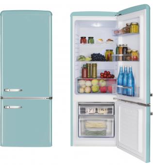 Amica KGCR 384150 T türkis Kühlkombi 