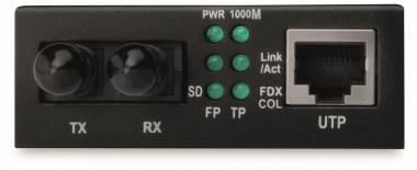 Medienkonverter ST 10/100>100FX 
