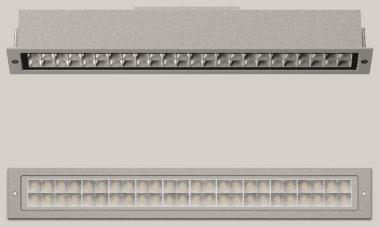 BEGA E-Einbauleuchte silber     24300AK4 