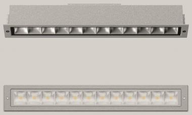 BEGA E-Einbauleuchte silber     24303AK4 