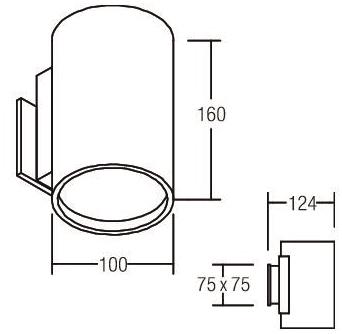 BRUM LED-Wandanbauleuchte       10042173 