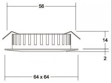 BRUM LED-Einbauleuchte          12110153 