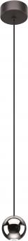 BRUM LED-Pendelleuchte sw/chrom 12119823 