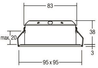 BRUM LED-Einbaul. 350mA 5,5W    12486173 