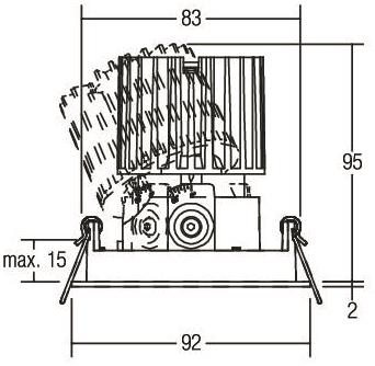BRUM LED-Einbauleuchte rund,    12603173 
