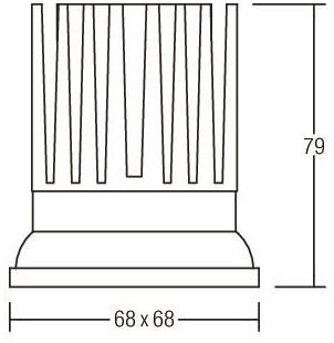 BRUM LED-Einbauleuchte 500mA,   12640073 