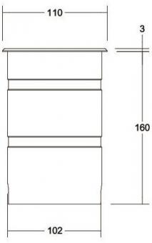 Brumberg LED-Bodeneinbauleuchte 14054223 