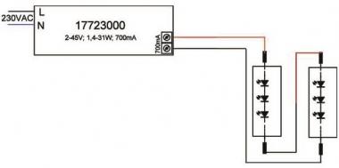 Brumberg LED-Konverter 700mA    17723000 