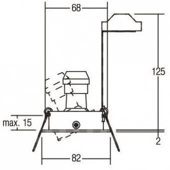 BRUM HV-Einbaustr. GU10 max.    36147220 
