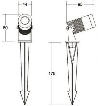 Brumberg LED-Erdspießstrahler   60109643 