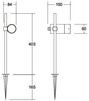 BRUM Gartenstrahler Asteria 6W  60113183 