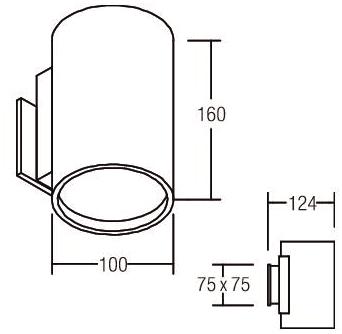 BRUM LED-Wandanbauleuchte       10042173 