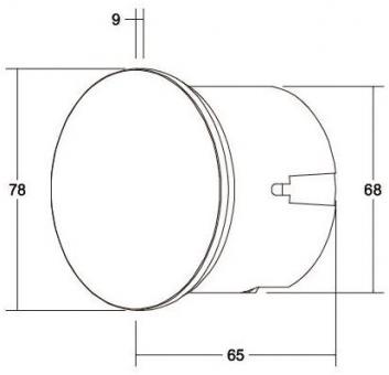 Brumberg LED-Wandeinbauleuchte  10158073 