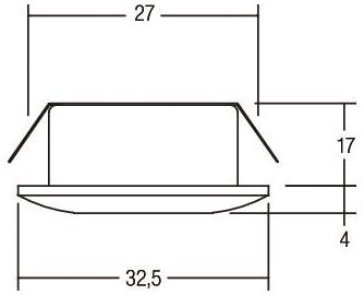BRUM LED-Lichtpunkt IP44 weiß   12071073 