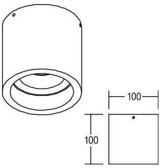 BRUM LED-Deckenaufbaul.         12074183 