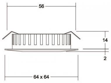 BRUM LED-Einbauleuchte          12110153 