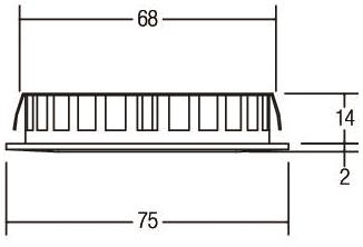 BRUM LED-Einbauleuchte          12127023 