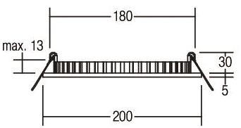 BRUM LED-Einbau-Panel 24V       12217683 