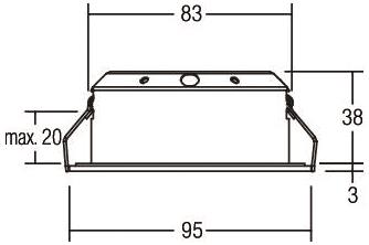 BRUM LED-Einbaul. 350mA 7W      12476173 