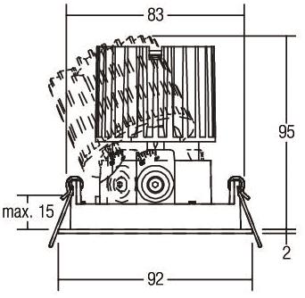 BRUM LED-Einbauleuchte rund,    12603173 