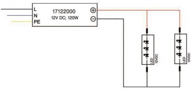 BRUM LED-Netzgerät IP65 12V DC  17122000 