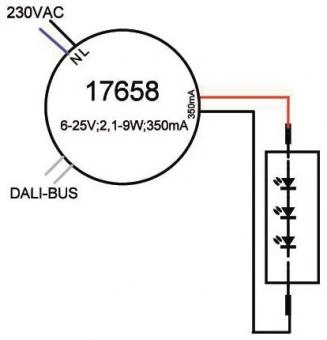 BRUM LED-Rundkonverter 350mA    17658000 