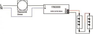 BRUM LED-Konverter 350mA 2,8-7W 17663000 