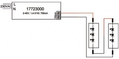 Brumberg LED-Konverter 700mA    17723000 