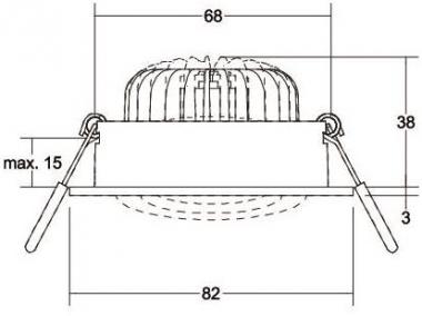 Brumberg LED-Einbaustrahler 230 41478173 
