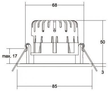 Brumberg LED-Einbaudownlight    41480173 