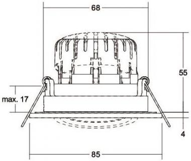 Brumberg LED-Einbaustrahler 230 41484173 