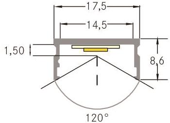 BRUM LED-Anbauprofil            53604080 
