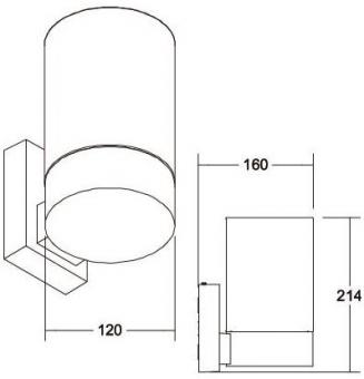 BRUM Wandanbauleuchte Cooquee   60140180 