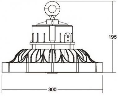 BRUM LED-Hallentiefstrahler SOL 78312084 