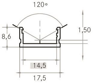BRUM LED-Anbauprofil            53604080 