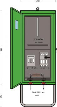 ET A100-1Z Anschlussschrank     A 100-1Z 