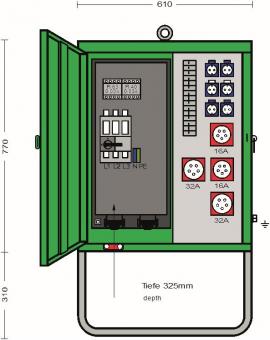 ET Verteilerschrank im     V 63N/A/622-2 