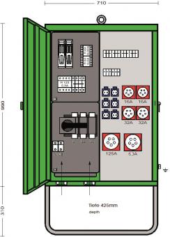 ET Verteilerschrank im  V 200N/A/62211-3 