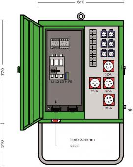 ET Verteilerschrank im     V 63N/A/604-2 