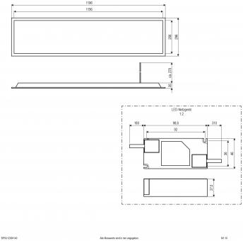 EVN LED Einbaupanel -       BPSU12300140 