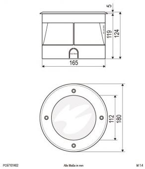 EVN P-LED Bodeneinbau -rund   PC67101402 