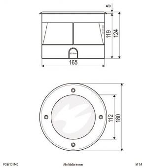 EVN P-LED Bodeneinbau -rund   PC67101440 