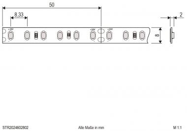 EVN LED-Strip 9,6W/m 3000K STR2024602802 