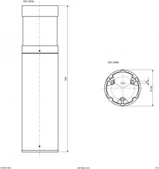 EVN LED-Pollerleuchte anthr. WLR63101502 