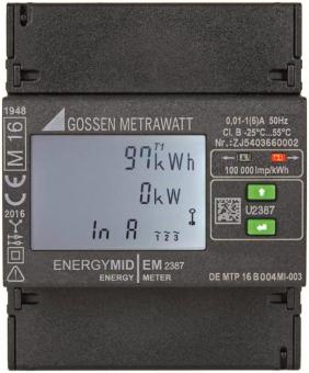 Gossen Energiezähler              EM2387 