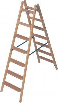 Krause Holz-Kombi-Doppelleiter 2x7 