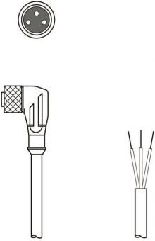 Leuze Anschlussleitung KD U-M8-3W-V1-050 