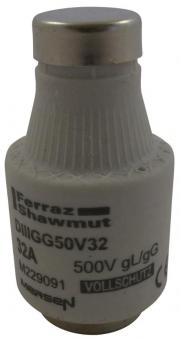 Mersen 00598.035800 DIII 32A gG schwarz 
