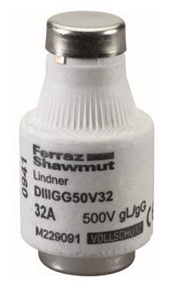 Mersen 00598.050700 DIII 50A gG weiß 